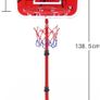 Kids Adjustable Portable Set Basketball Stand with Net and Ball Outdoor Indoor Adjustable Sport Game Image 7