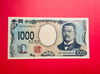 Japan  1,000  Yen  2024  Pick  107  ( Uncirculated )