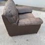 couch 2 seater 1 seater leather Image 8