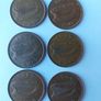6 x 1d penny's 1963 / 64 / 65 / /66 / 67 / 68 Image 4