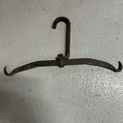 Antique iron swindle hook