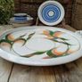 pottery platter, Stoneware Jackson, pottery plate, round platter Image 3