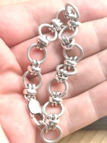 Sterling silver vintage ladies bracelet