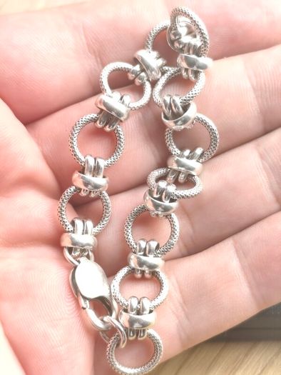 Sterling silver vintage ladies bracelet