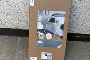 White office desk
