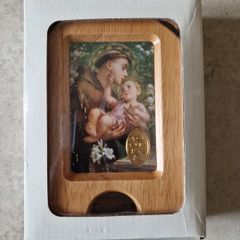Wall Mounted Wooden Holy Water Dispenser