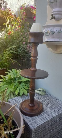 Mid century plant stand french