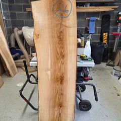 Live edge Ash Slabs hardwood kiln dried