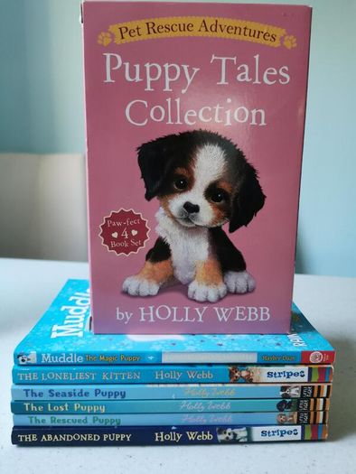 9 Holly Webb's books & Muddle The Magic Puppy