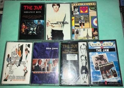 THE JAM & Paul Weller On Tape Cassette