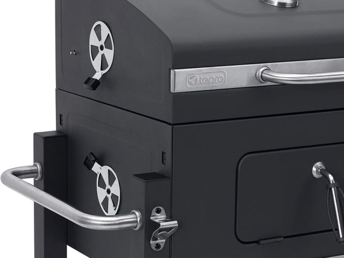Toronto Click Charcoal Barbecue, Anthracite/Stainless Steel (FREE POSTAGE)