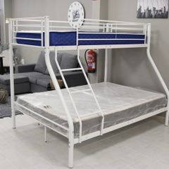 White Double Metal Bunk Bed FREE DELIVERY