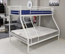 White Double Stylish Bunk Bed FREE DELIVERY