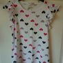 Girls Fab White M&s T-shirt Age Age 10-12 Years Heart Logo. Super Condition Image 3