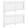 Radiator Covers 2 pcs White MDF 172 cm Image 2