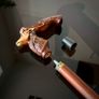 Unique Handmade Walking Stick, Deer Handle, Never Used Image 4