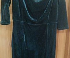 Collectif Green Velvet Dress