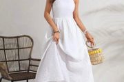 Shein White Cami Dress