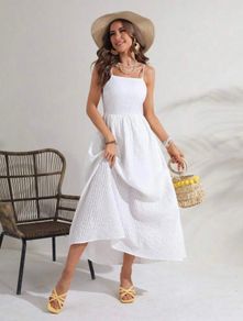 Shein White Cami Dress