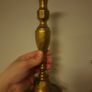 Antique Brass Candleholders Image 6