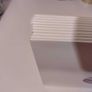 12" WHITE Replacement Vinyl Record Card Sleeve Covers With Diecut Hole - Best Quality(3mm Thick Spine) - PREMIUM 300GSM Thick Image 3