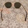 Original Ray-Ban New Round Sunglasses Gold and G-15 Green | Size 53-21 (RB3637) Image 2