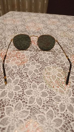 Original Ray-Ban New Round Sunglasses Gold and G-15 Green | Size 53-21 (RB3637)