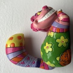 Walt Disney by Romero Britto Cheshire Cat Lying Mini Figurine 2011