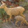 Willow products. Wicker sculptures. Handcrafted. Image 2