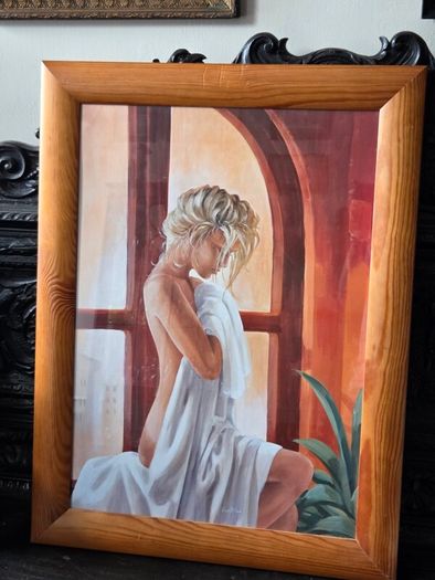 "Tenderness" by Renate Holzner Large Framed print