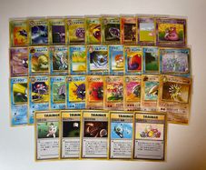 Pokemon Mystery of the Fossil Complete Common Uncommon Run Japanese Old Back EX-NM