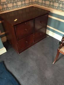 four drawer chest.