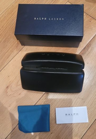 Ralph Lauren  Reading Glasses Case, Box, Cleaning Cloth, Brochure,