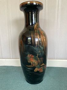 Tall floor vase