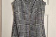 New Look Women/Girls Blue/Black Mix Checked Pinafore Bodycon Dress 12-13Y