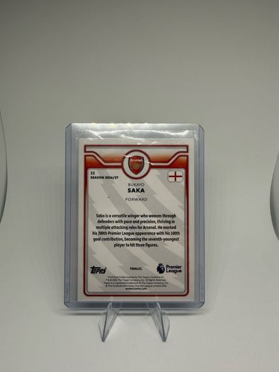 Football Trading Cards Topps Premier League 2026/27 Purple Parallel /199