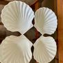 8 Vintage French White Porcelain Scallop Shell Dishes CNP France Image 8