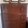 3 piece set bedroom mahogany effect furniture Image 2