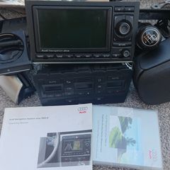 Audi a4 b6 b7 double din climate control unit. a4 b7 estate saloon bumpers 2.0tdi injectors engine parts breaking glove box sat nav radio cd player armrest