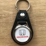 Brand new synthetic leather Honda keyring with trolley token Image 2