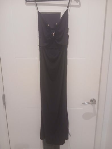 bnwt asos design cut out black dress
