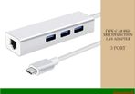 Type-c Multi Function Lan Adapter With 3usb Ports