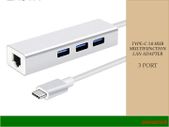Type-c Multi Function Lan Adapter With 3usb Ports