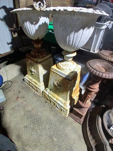 cast iron urns