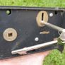 Large Door Rim Lock With A Working Keys Image 2