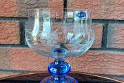 Vintage Duiske Irish Handcut Footed Bowl