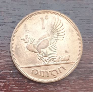 Irish Penny and Half Penny Coins
