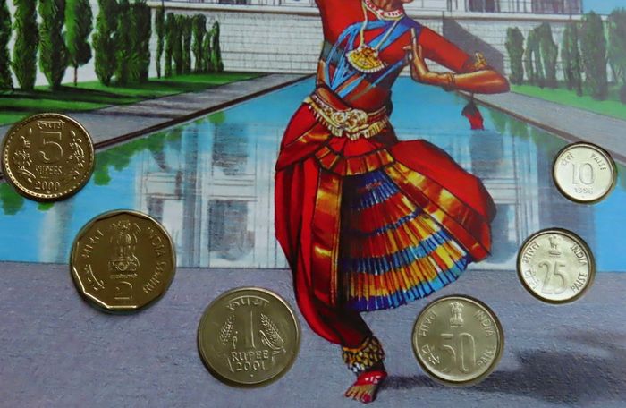 India vintage original coins set UNC