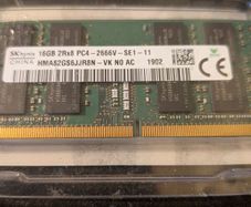 16Gb SK Hynix DDR 4 laptop memory