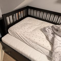 IKEA Hemnes daybed with two drawers - black